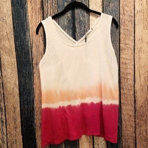 Red Haute Ombre Pink Tank